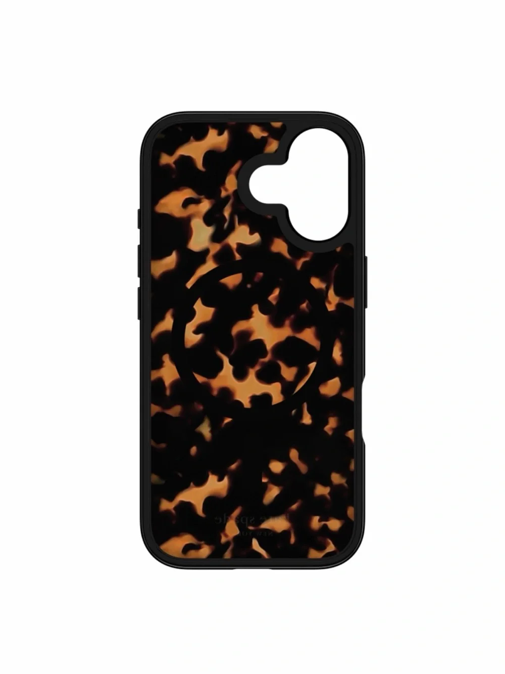 iPhone 17 kate spade Tortoiseshell Acrylic Phone Case in Brown and Black - Picture 4 of 5